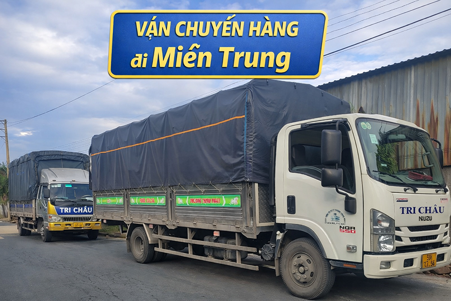 chuyen hang di mien trung vantaitrichau