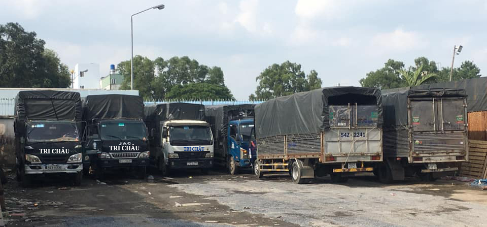 Đội xe tải Tri Châu vận chuyển hàng hóa từ TP.HCM đi các tỉnh miền Trung nhanh chóng