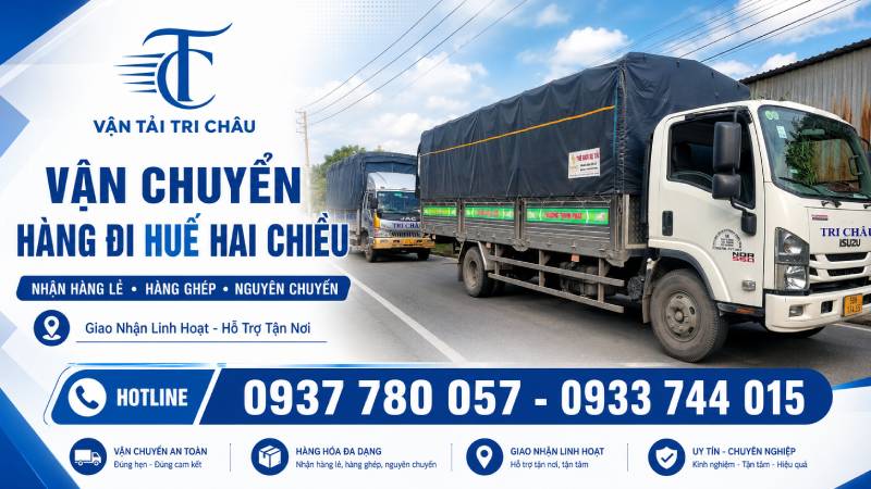 Vận Chuyển Hàng Từ TP.HCM Đi Huế Hai Chiều