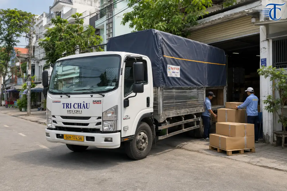 Vận chuyển hàng khu vực Gò Vấp bằng xe tải Tri Châu