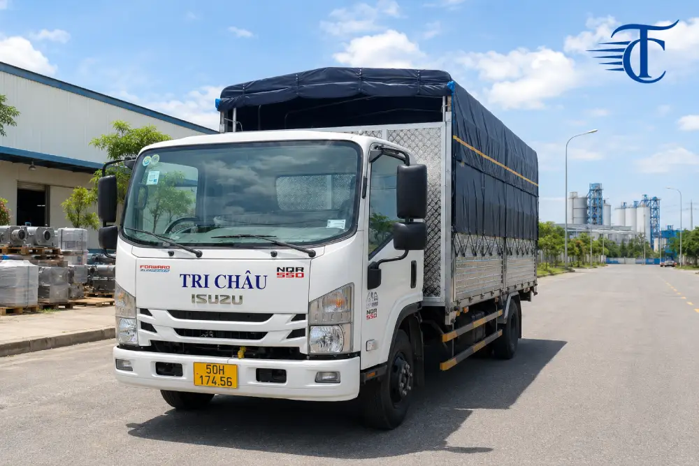 Xe tải Tri Châu vận chuyển hàng TP.HCM đi Quảng Ngãi hai chiều