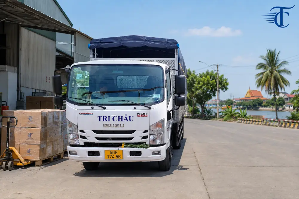 Xe tải Tri Châu vận chuyển hàng TP.HCM đi Bắc Ninh hai chiều