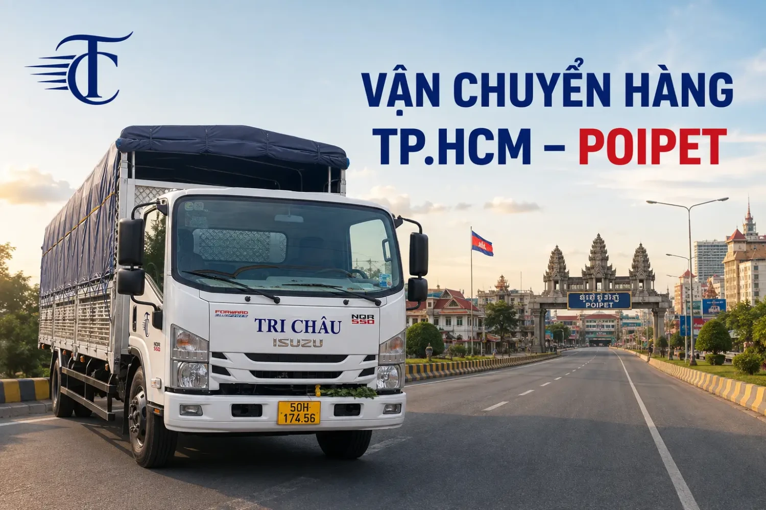 Vận Chuyển Hàng Từ TP.HCM Đi Poipet, Campuchia