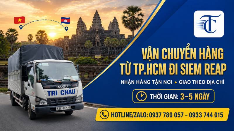 Vận Chuyển Hàng Từ TP.HCM Đi Siem Reap